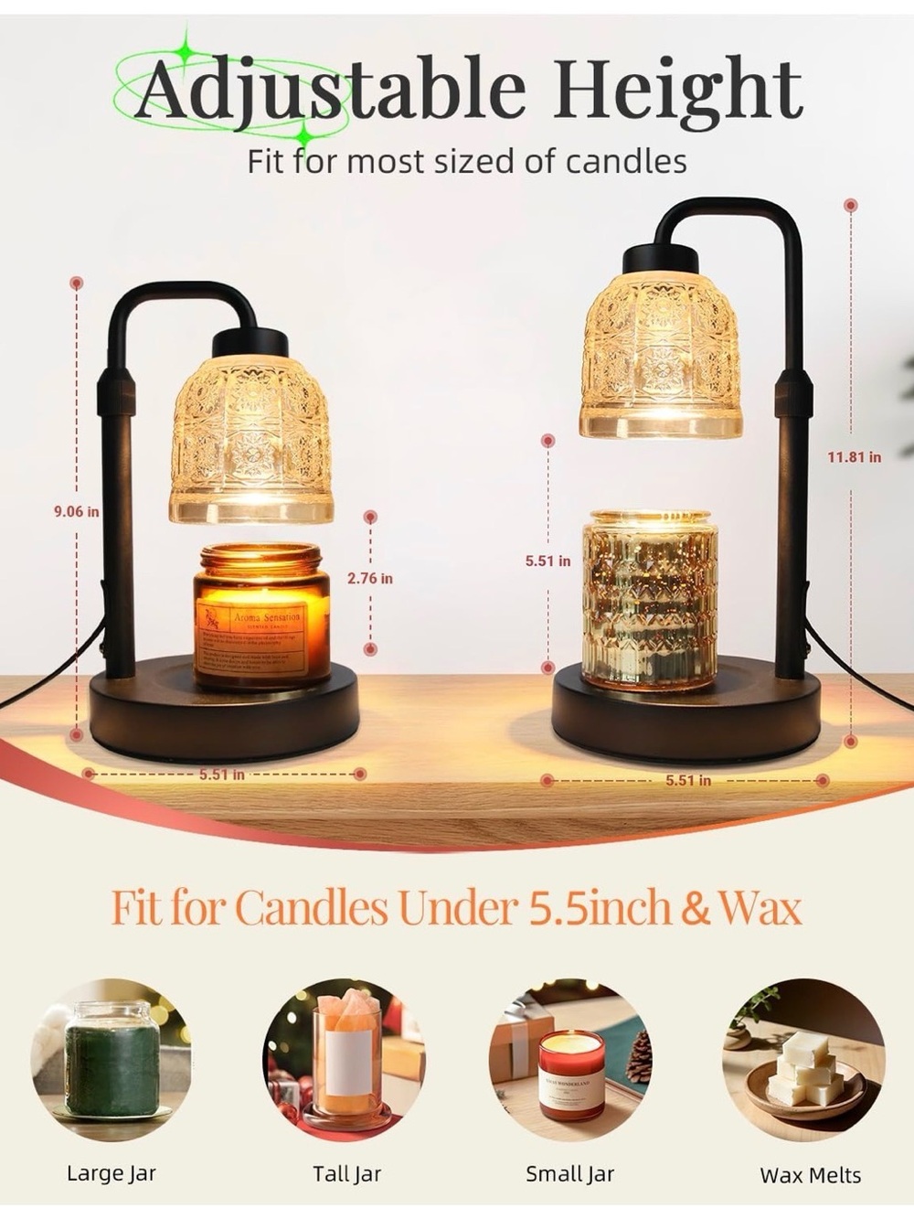 AIFEI Candle Warmer Lamp NWT! - Picture 8 of 16